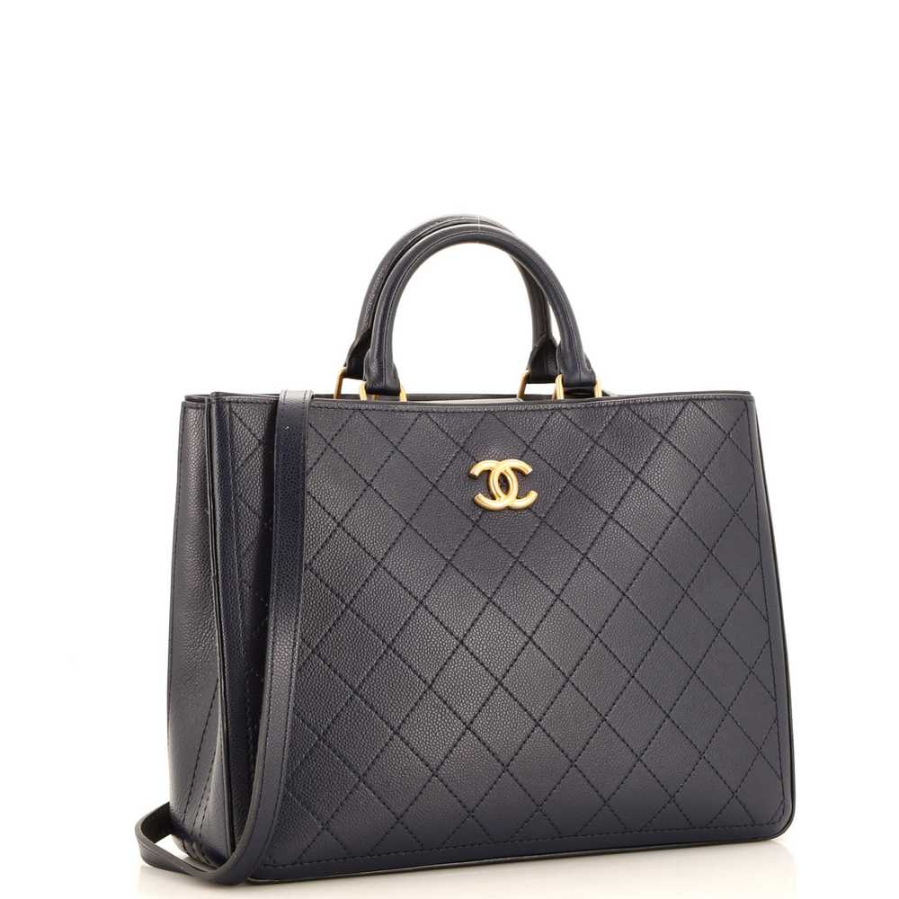 CHANEL So Light Shopping Tote Quilted Caviar Large - image 2