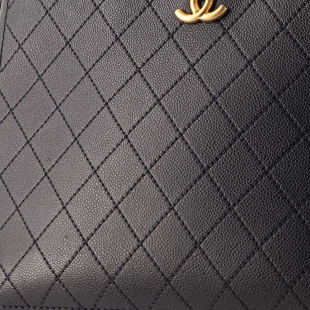 CHANEL So Light Shopping Tote Quilted Caviar Large - image 6