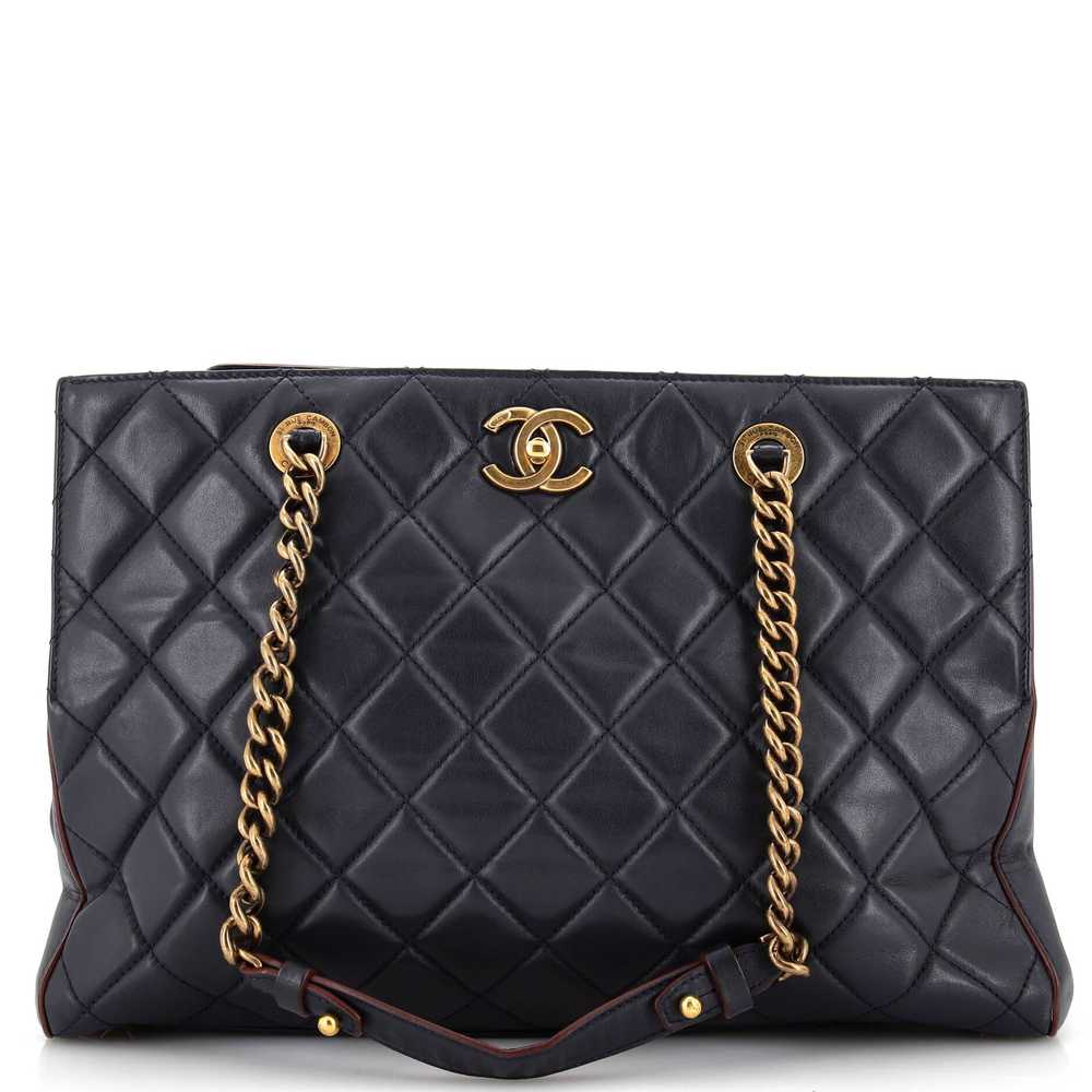 CHANEL Perfect Edge Tote Quilted Leather Large - image 1