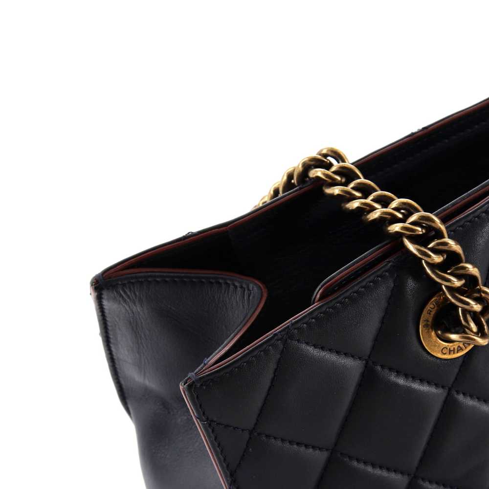 CHANEL Perfect Edge Tote Quilted Leather Large - image 7