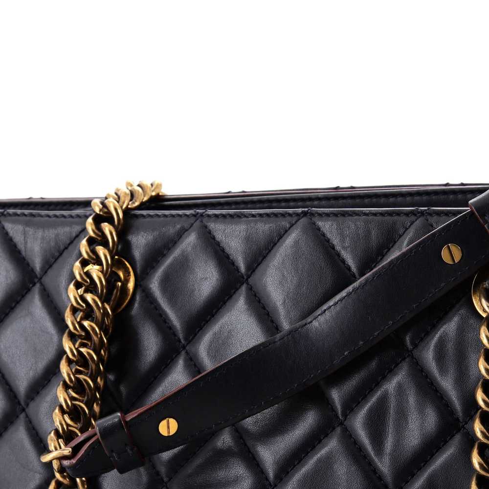 CHANEL Perfect Edge Tote Quilted Leather Large - image 8