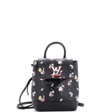 Louis Vuitton Lockme Backpack Floral Printed Leat… - image 1