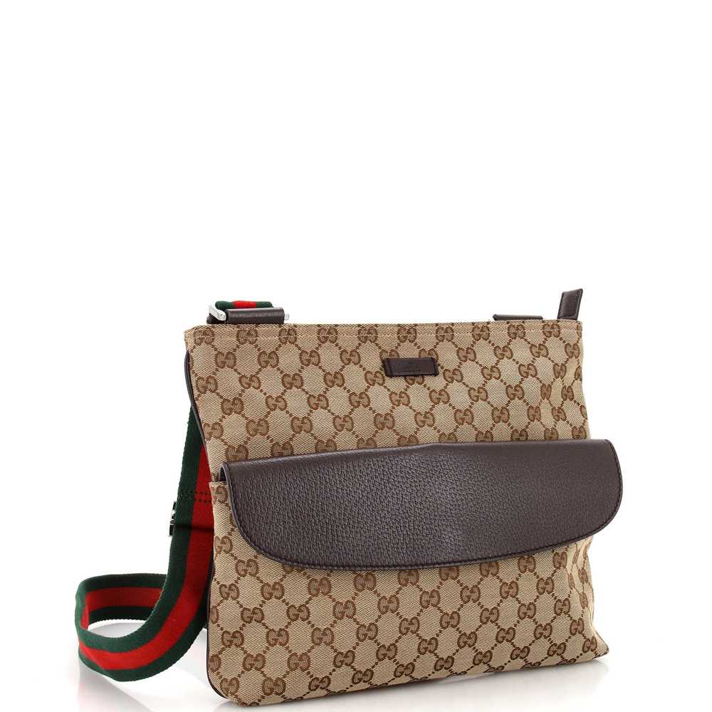 GUCCI Front Pocket Messenger Bag GG Canvas Medium - image 2