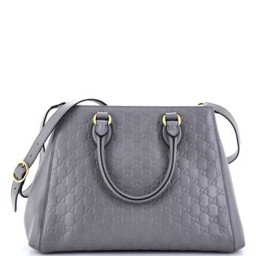 GUCCI Soft Signature Convertible Top Handle Bag Gu