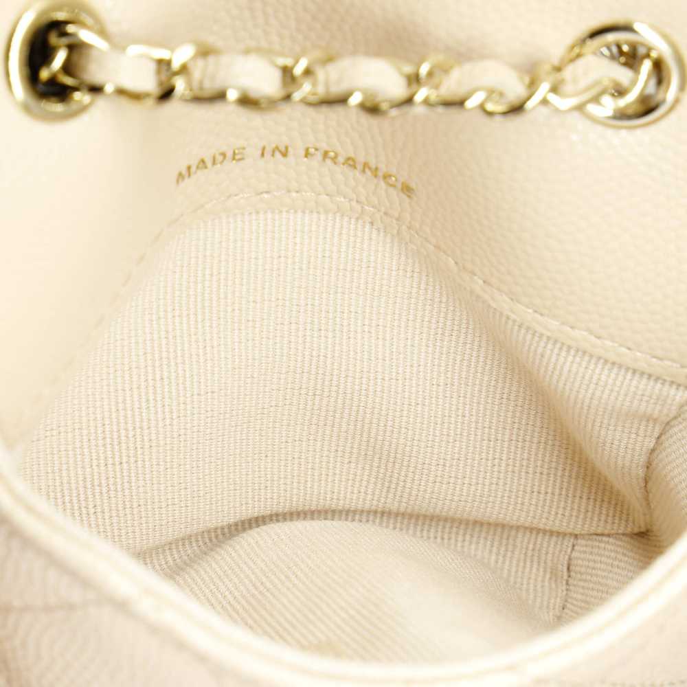 CHANEL Classic Flap Chain Belt Bag Quilted Caviar… - image 6