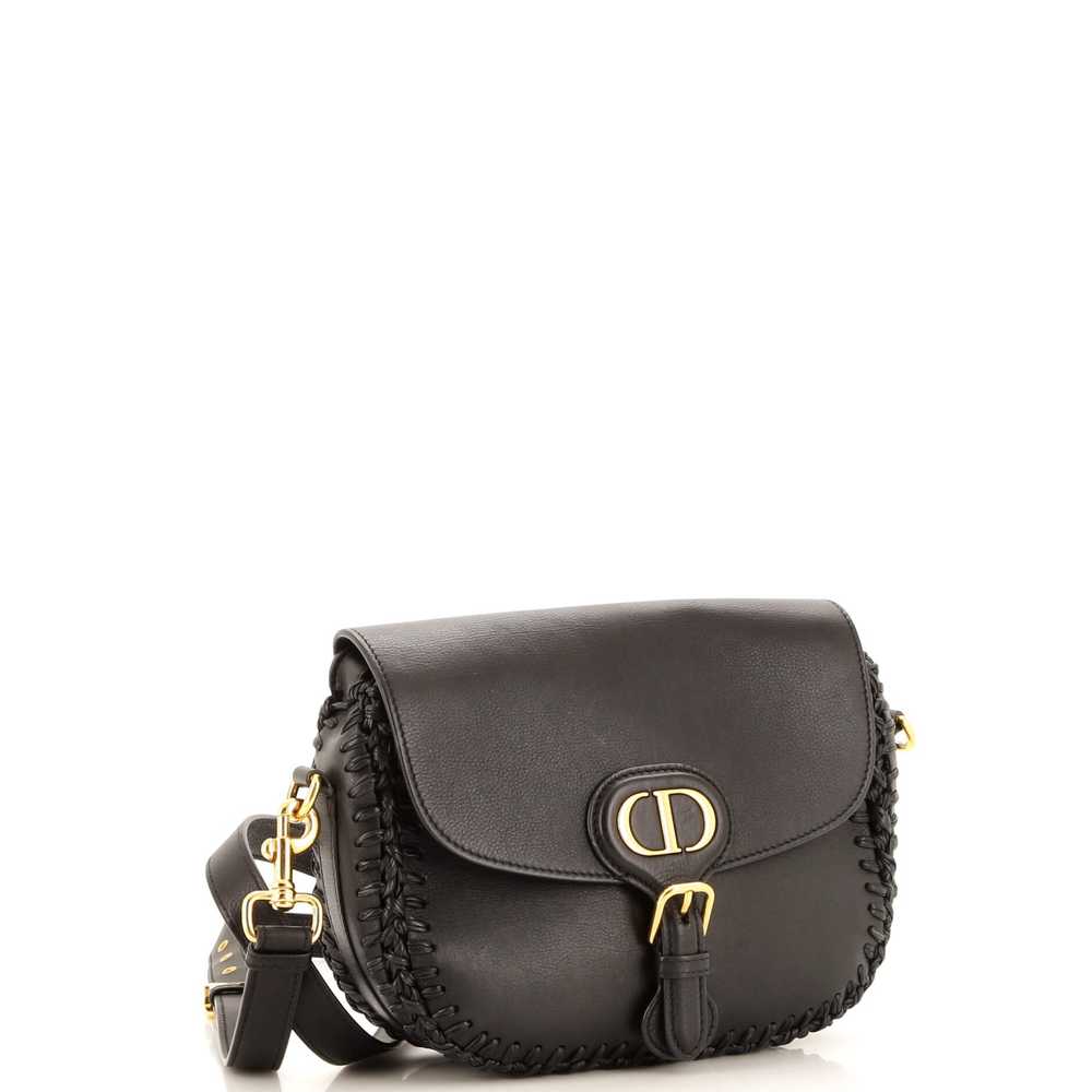 Christian Dior Bobby Flap Bag Whipstitch Leather … - image 2