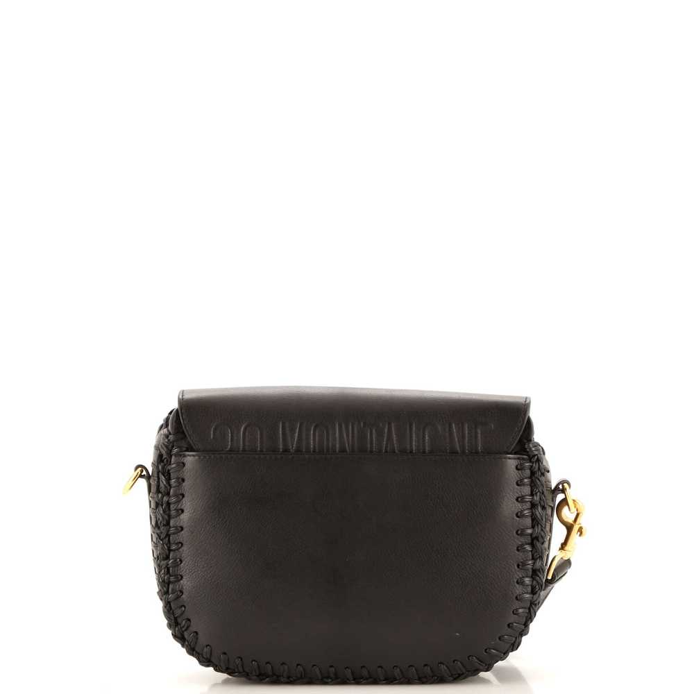 Christian Dior Bobby Flap Bag Whipstitch Leather … - image 3