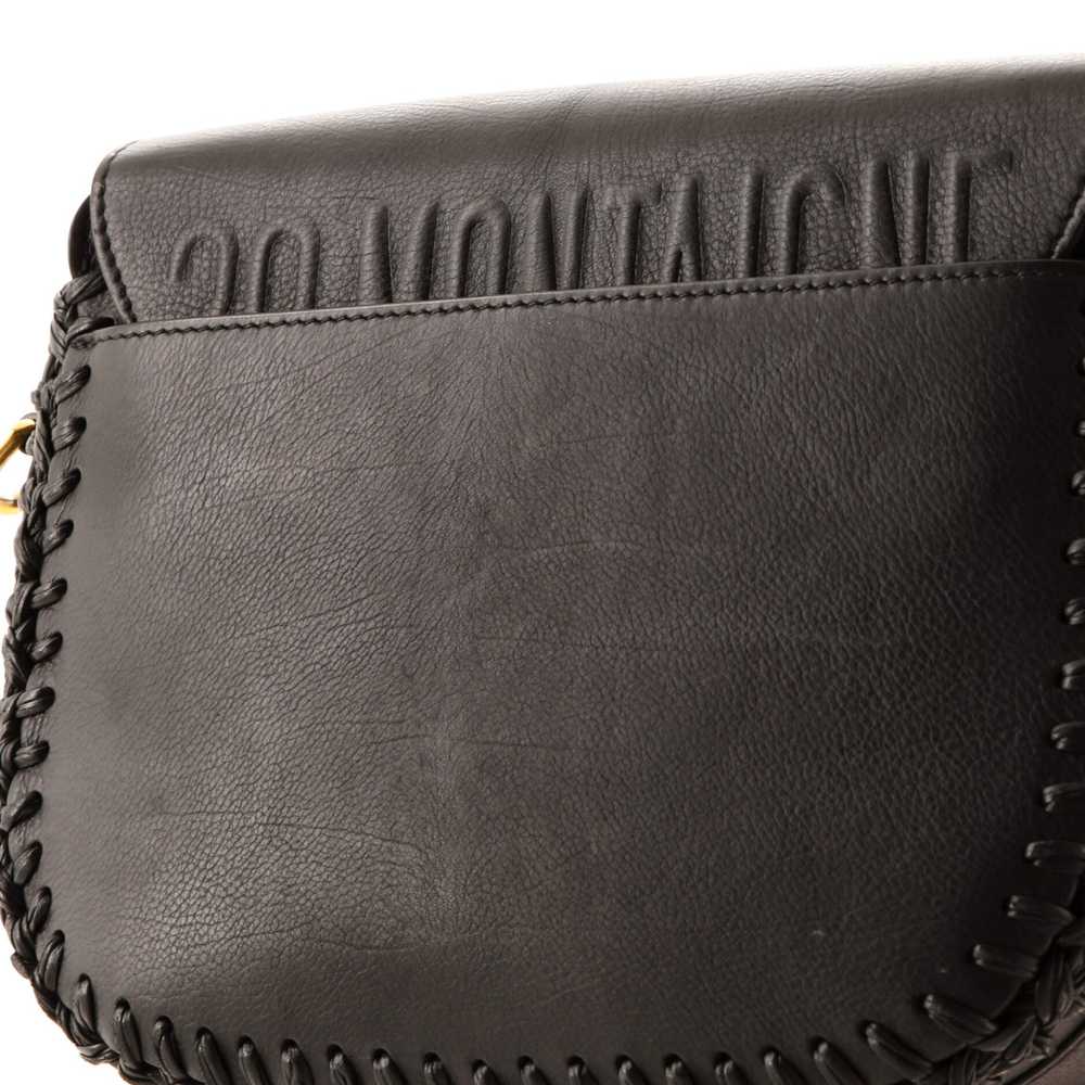 Christian Dior Bobby Flap Bag Whipstitch Leather … - image 7