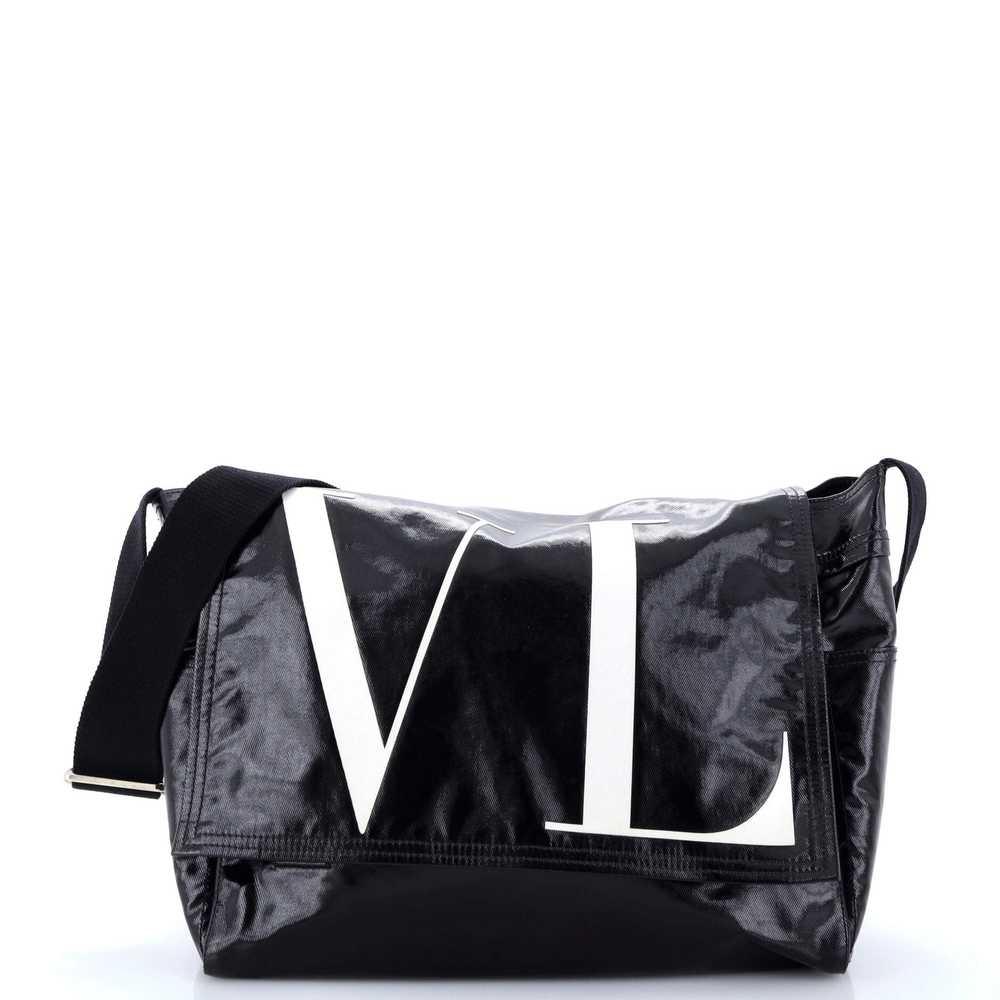 VALENTINO GARAVANI VLTN Flap Messenger Bag Coated… - image 1