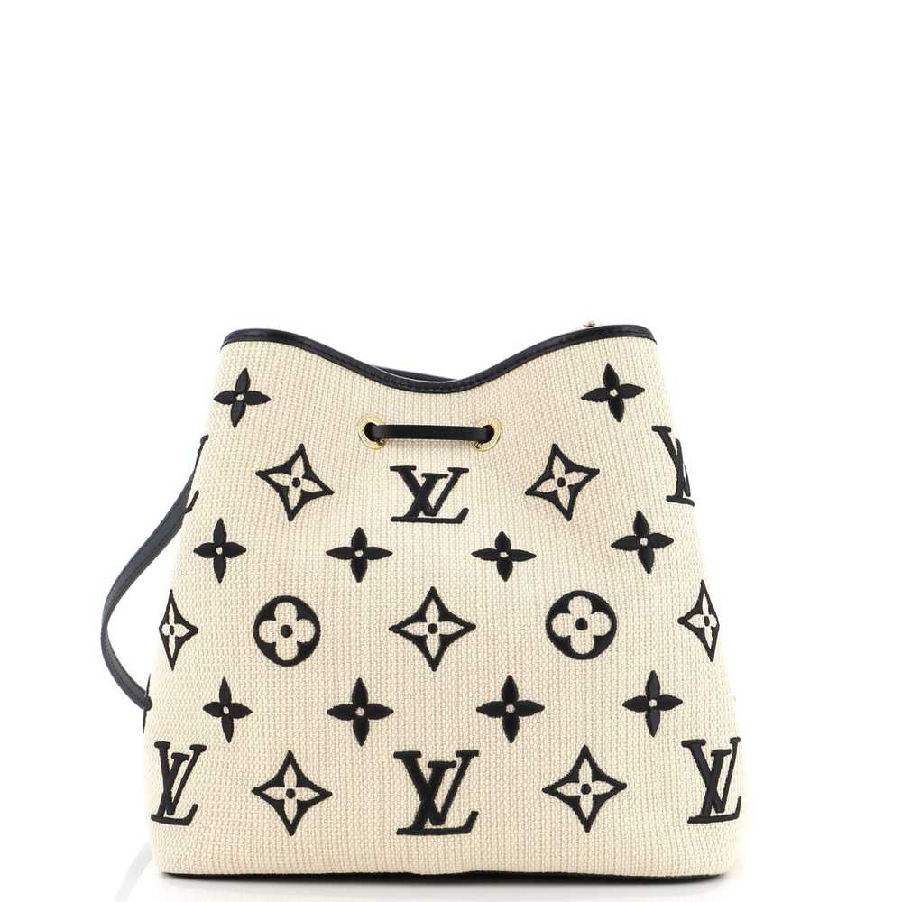 Louis Vuitton NeoNoe Handbag Monogram Giant Embro… - image 3