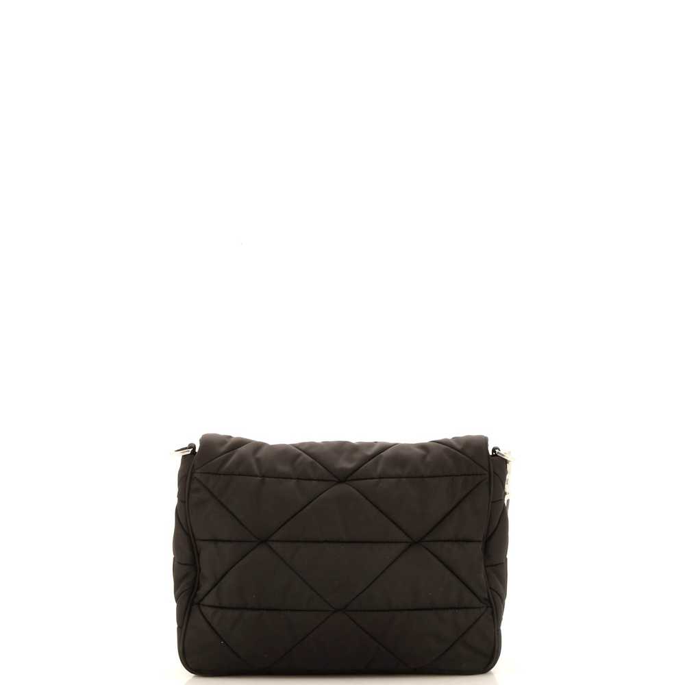 PRADA Padded Flap Shoulder Bag Quilted Tessuto - image 3