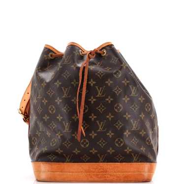 Louis Vuitton Noe Handbag Monogram Canvas Large