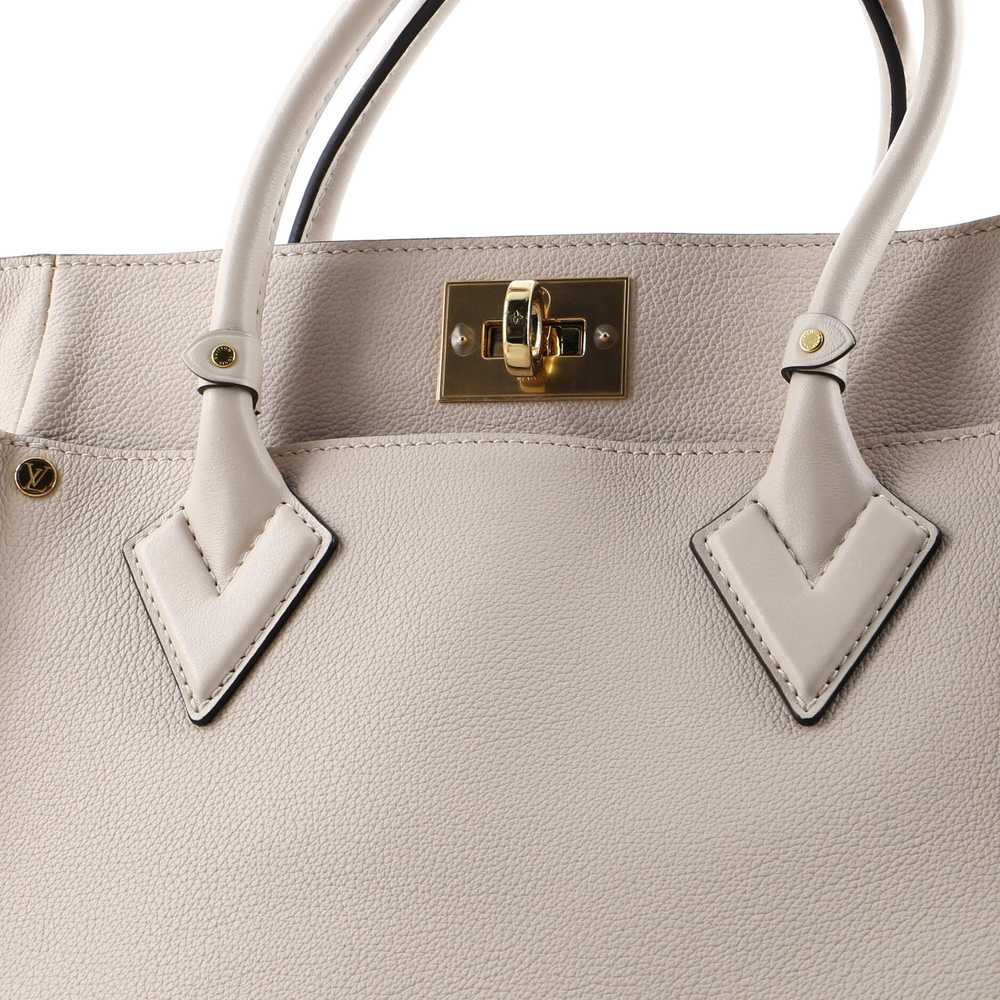 Louis Vuitton On My Side Tote Mahina Leather MM - image 6