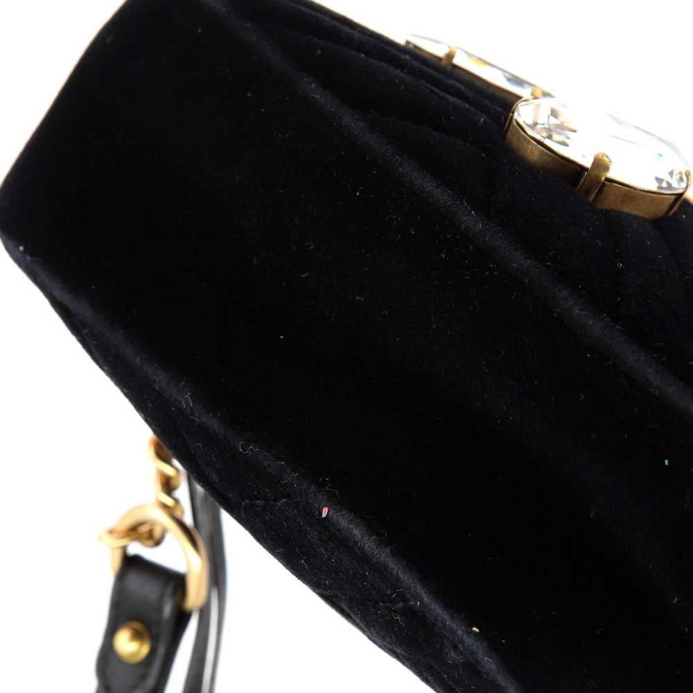 GUCCI GG Marmont Shoulder Bag Crystal Embellished… - image 6