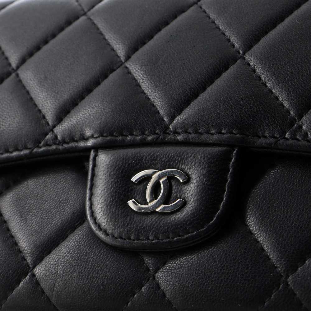 CHANEL L-Flap Wallet Quilted Lambskin Long - image 6