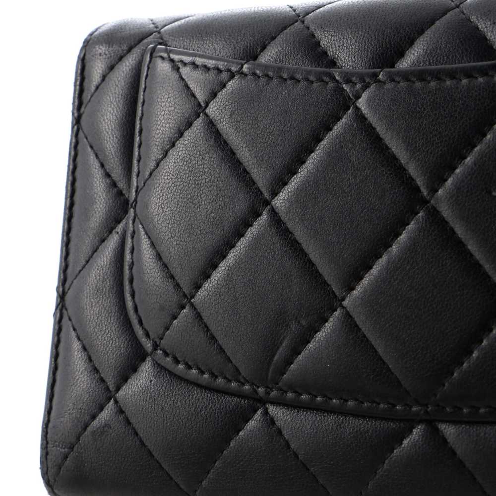 CHANEL L-Flap Wallet Quilted Lambskin Long - image 7