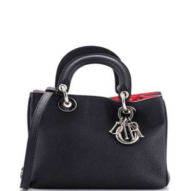 Christian Dior Diorissimo Tote Pebbled Leather Mi… - image 1