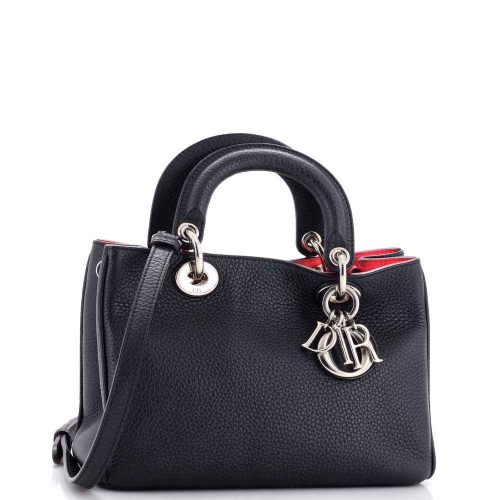 Christian Dior Diorissimo Tote Pebbled Leather Mi… - image 2