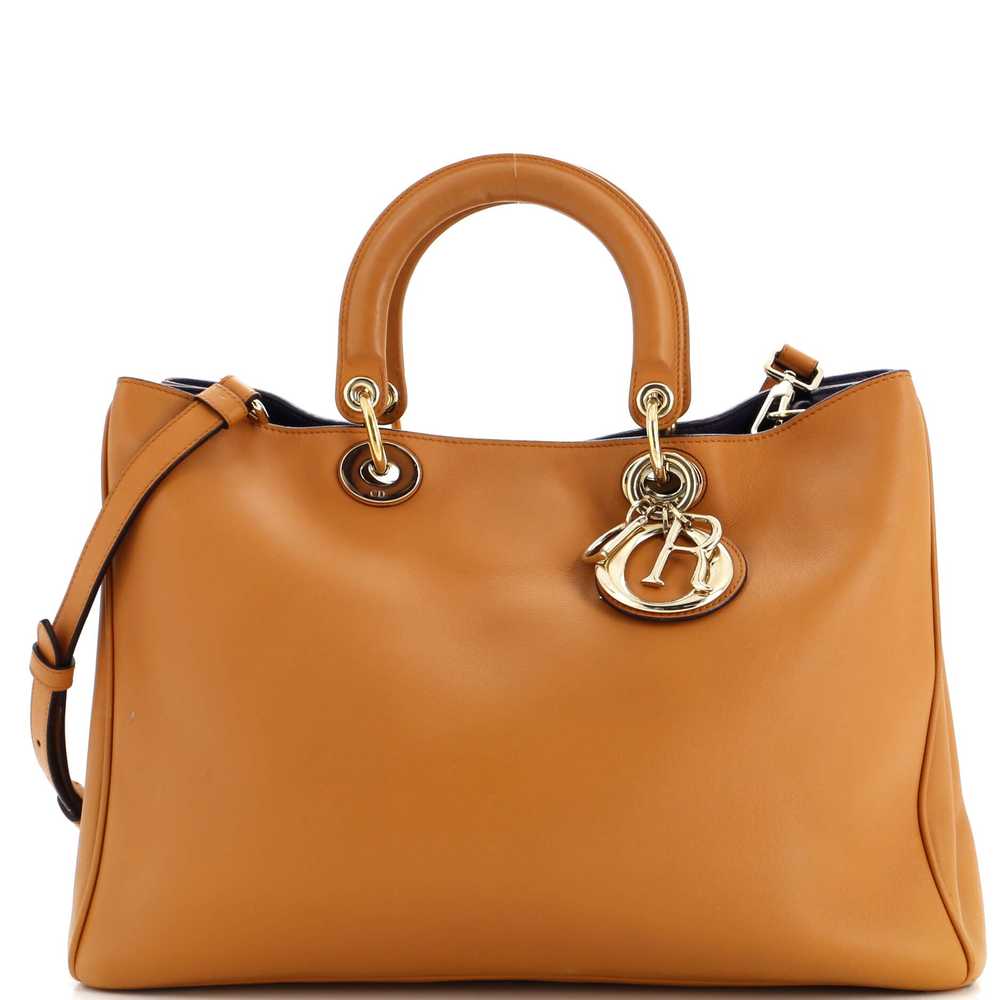 Christian Dior Diorissimo Tote Smooth Calfskin La… - image 1