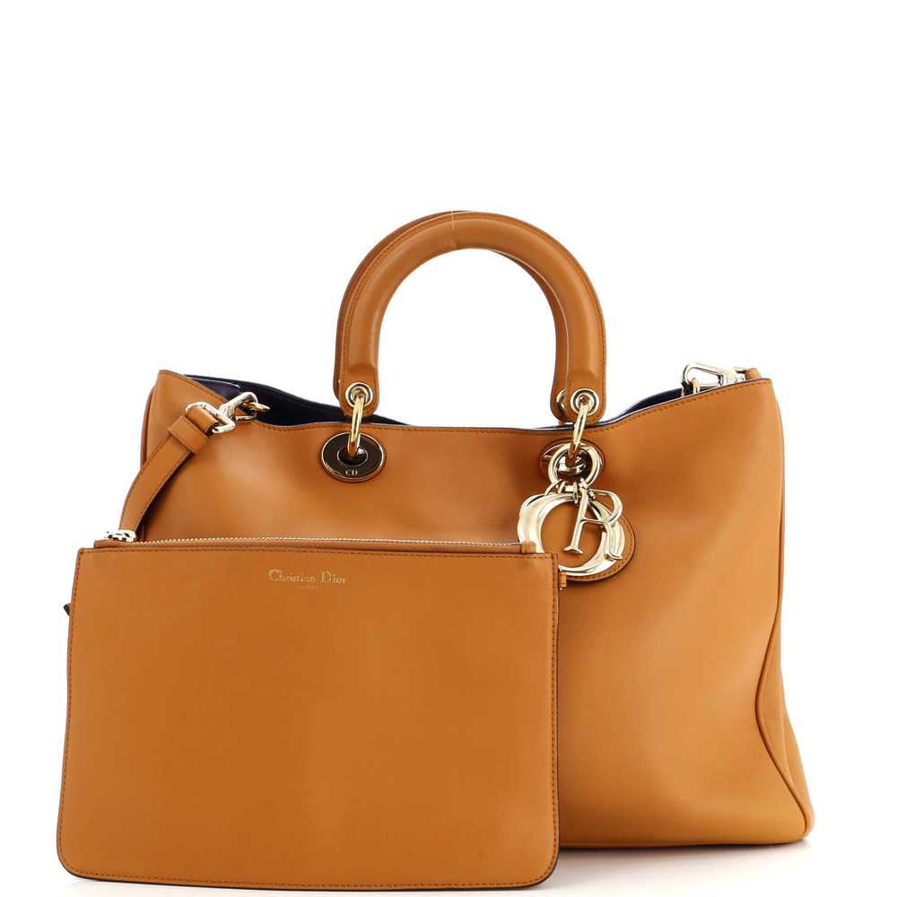 Christian Dior Diorissimo Tote Smooth Calfskin La… - image 2