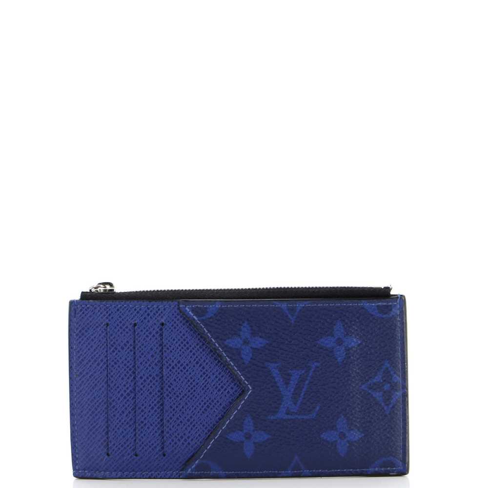 Louis Vuitton Coin Card Holder Monogram Taigarama - image 1