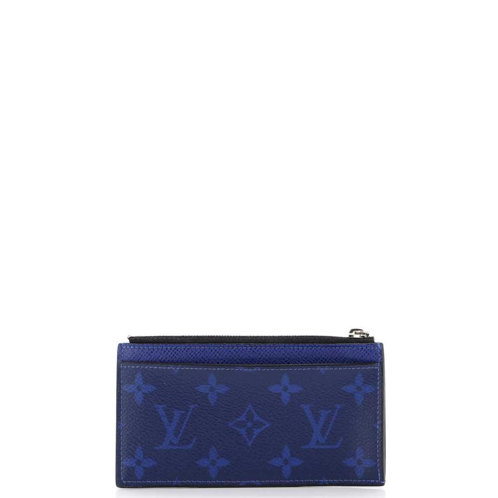 Louis Vuitton Coin Card Holder Monogram Taigarama - image 3