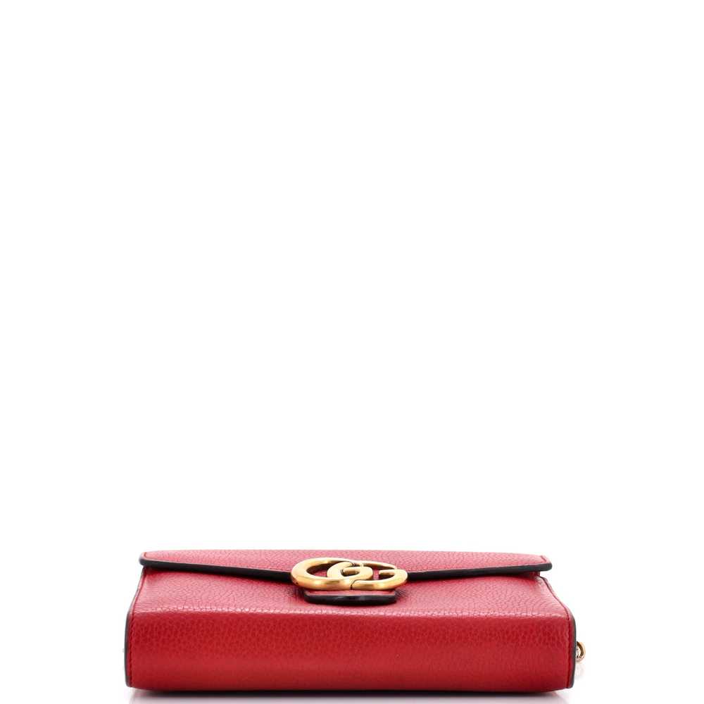 GUCCI GG Marmont Chain Wallet Leather Mini - image 4