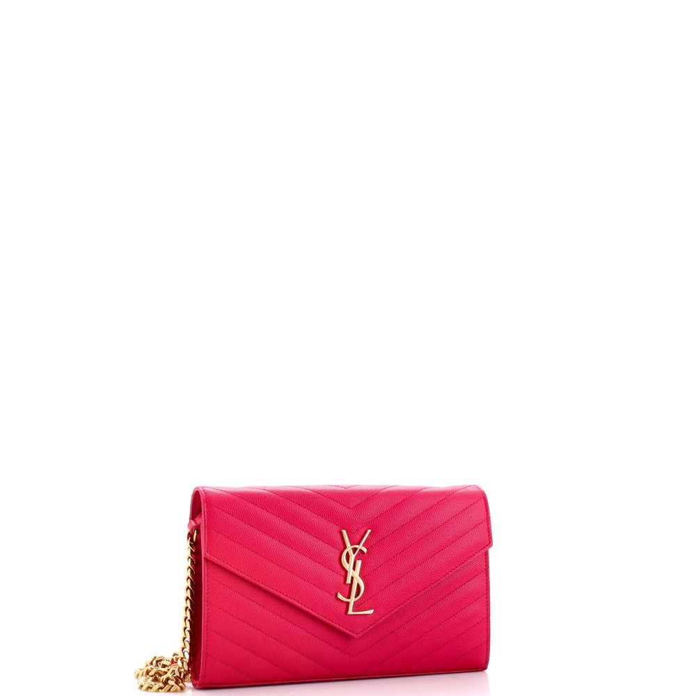 Saint Laurent Classic Monogram Wallet on Chain Ma… - image 2