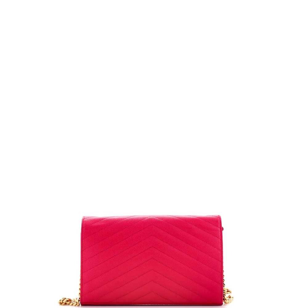 Saint Laurent Classic Monogram Wallet on Chain Ma… - image 3