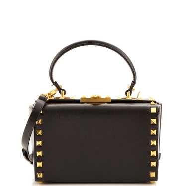 VALENTINO GARAVANI Rockstud Alcove Box Bag Leather