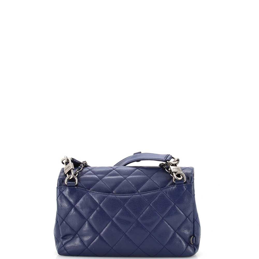 CHANEL Double Carry Chain Waist Bag Quilted Goats… - image 4