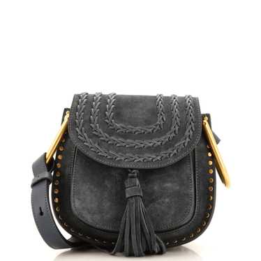 CHLOE Hudson Handbag Whipstitch Suede Mini