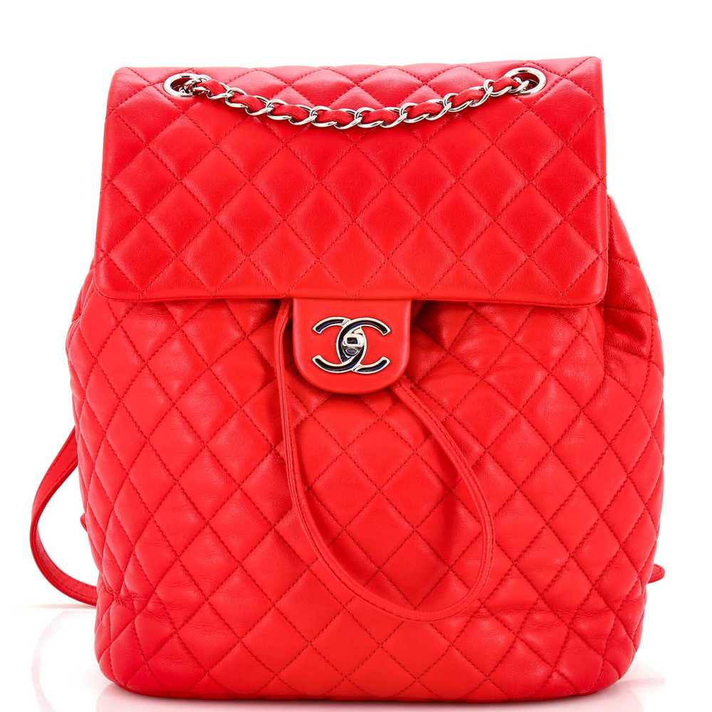 CHANEL Urban Spirit Backpack Quilted Lambskin Lar… - image 1