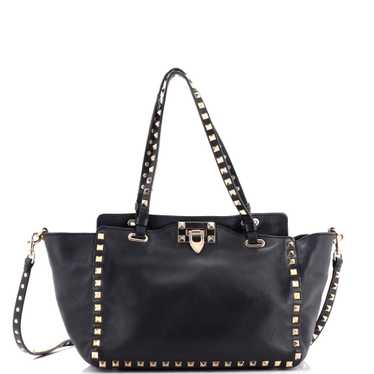 VALENTINO GARAVANI Rockstud Tote Soft Leather Sma… - image 1