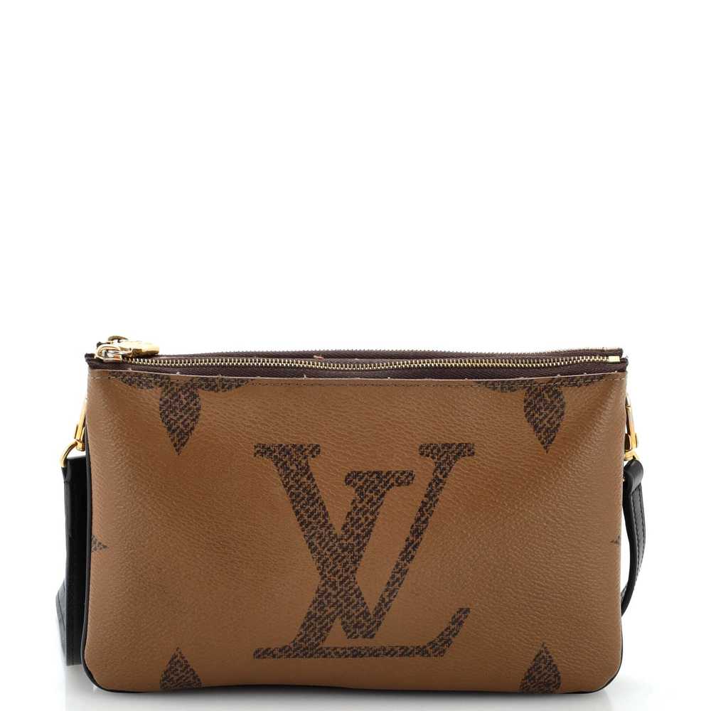 Louis Vuitton Double Zip Pochette Reverse Monogra… - image 1