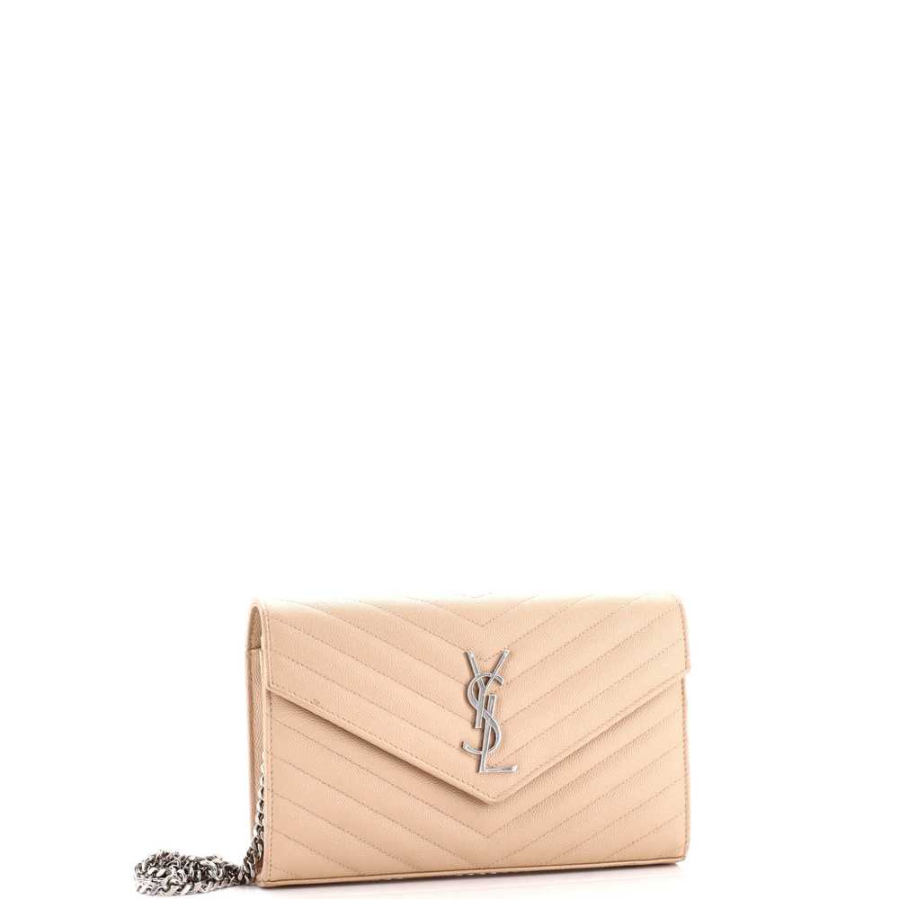 Saint Laurent Classic Monogram Wallet on Chain Ma… - image 2