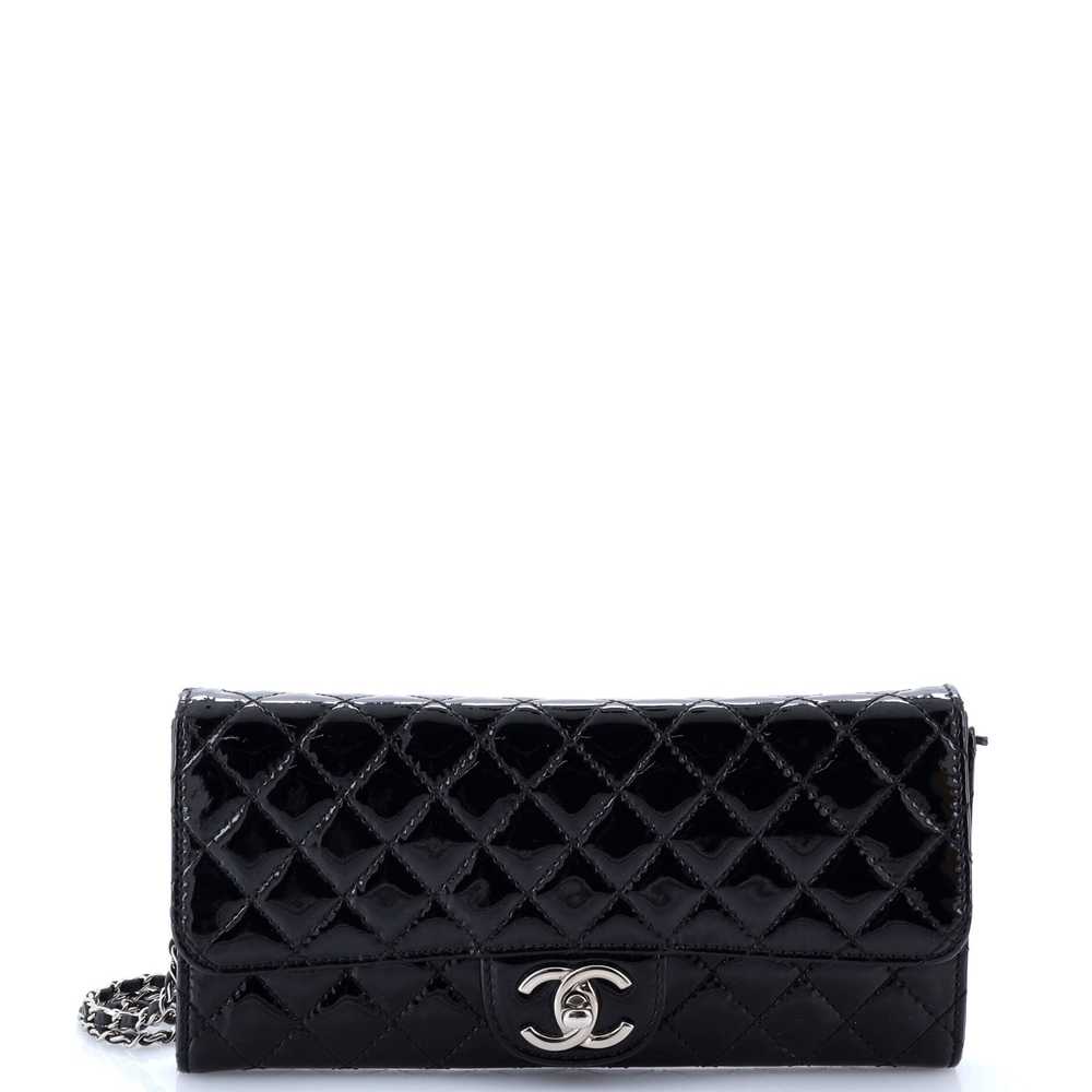 CHANEL Wallet On Chain Clutch Quilted Patent East… - image 1