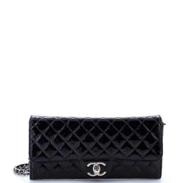 CHANEL Wallet On Chain Clutch Quilted Patent East… - image 1