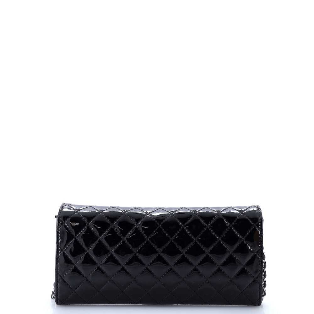 CHANEL Wallet On Chain Clutch Quilted Patent East… - image 3