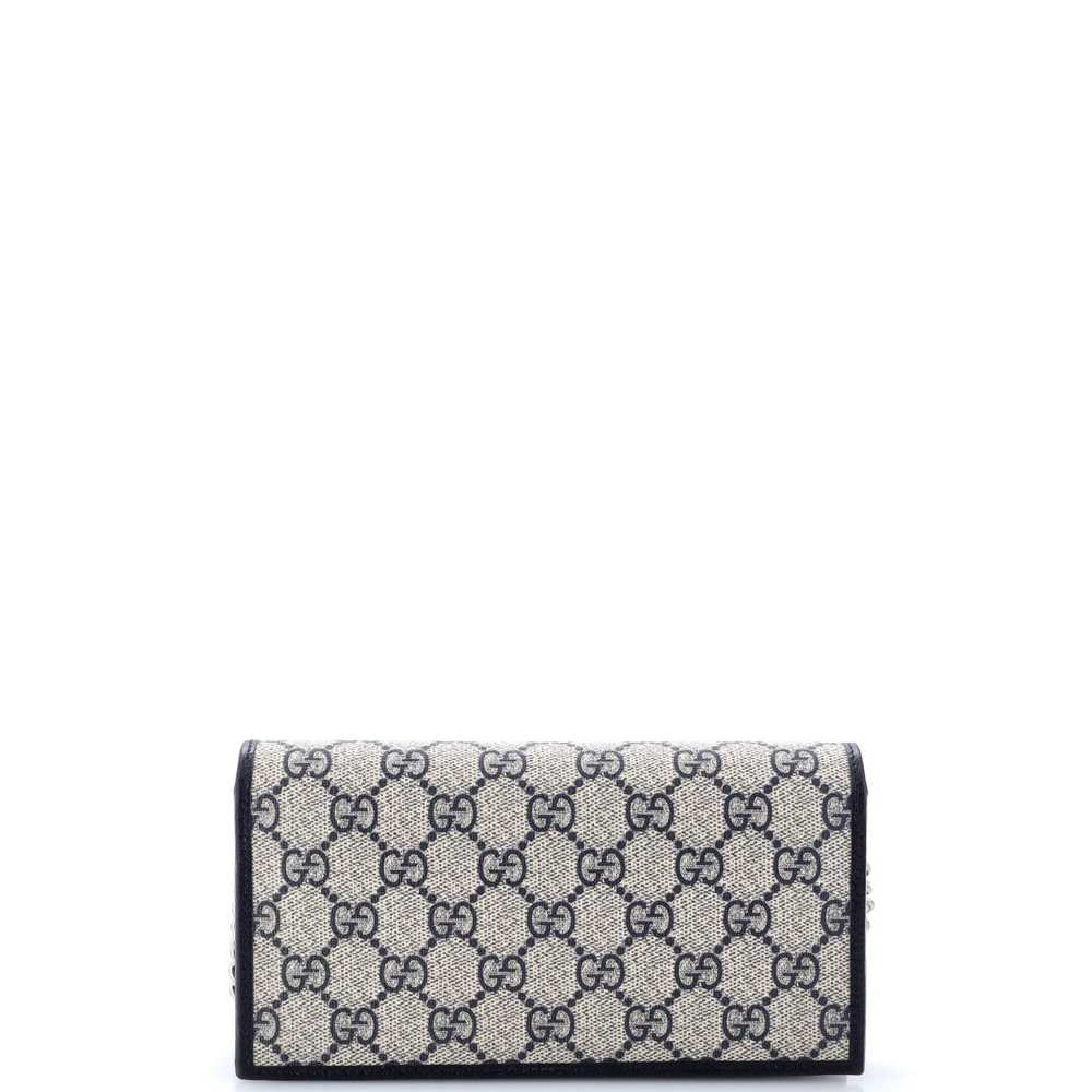 GUCCI Horsebit 1955 Chain Wallet GG Coated Canvas - image 3