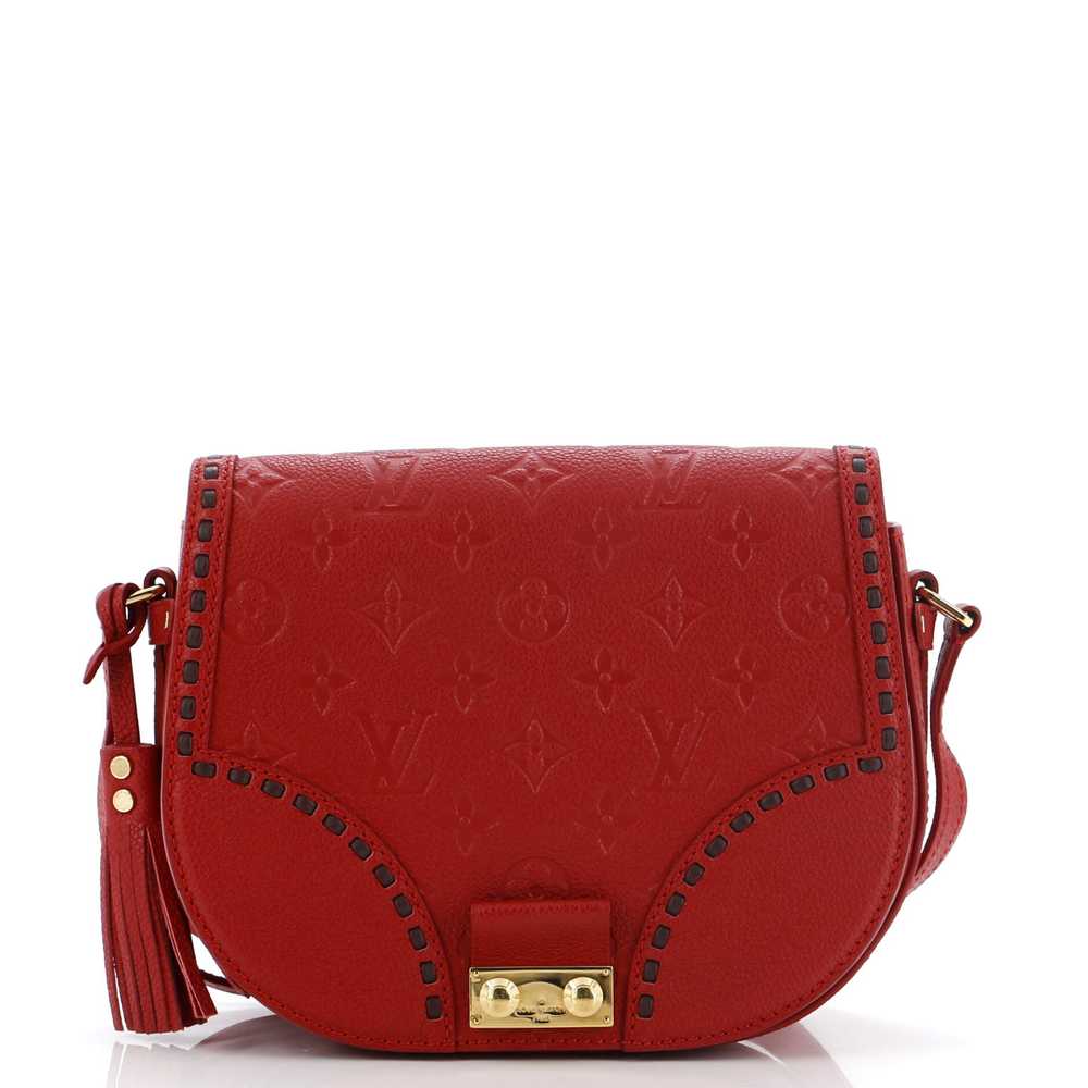 Louis Vuitton Junot Handbag Monogram Empreinte Le… - image 1