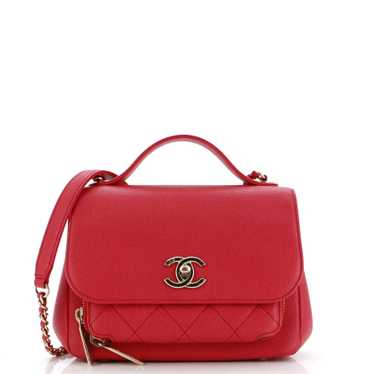 CHANEL Business Affinity Flap Bag Quilted Caviar … - image 1