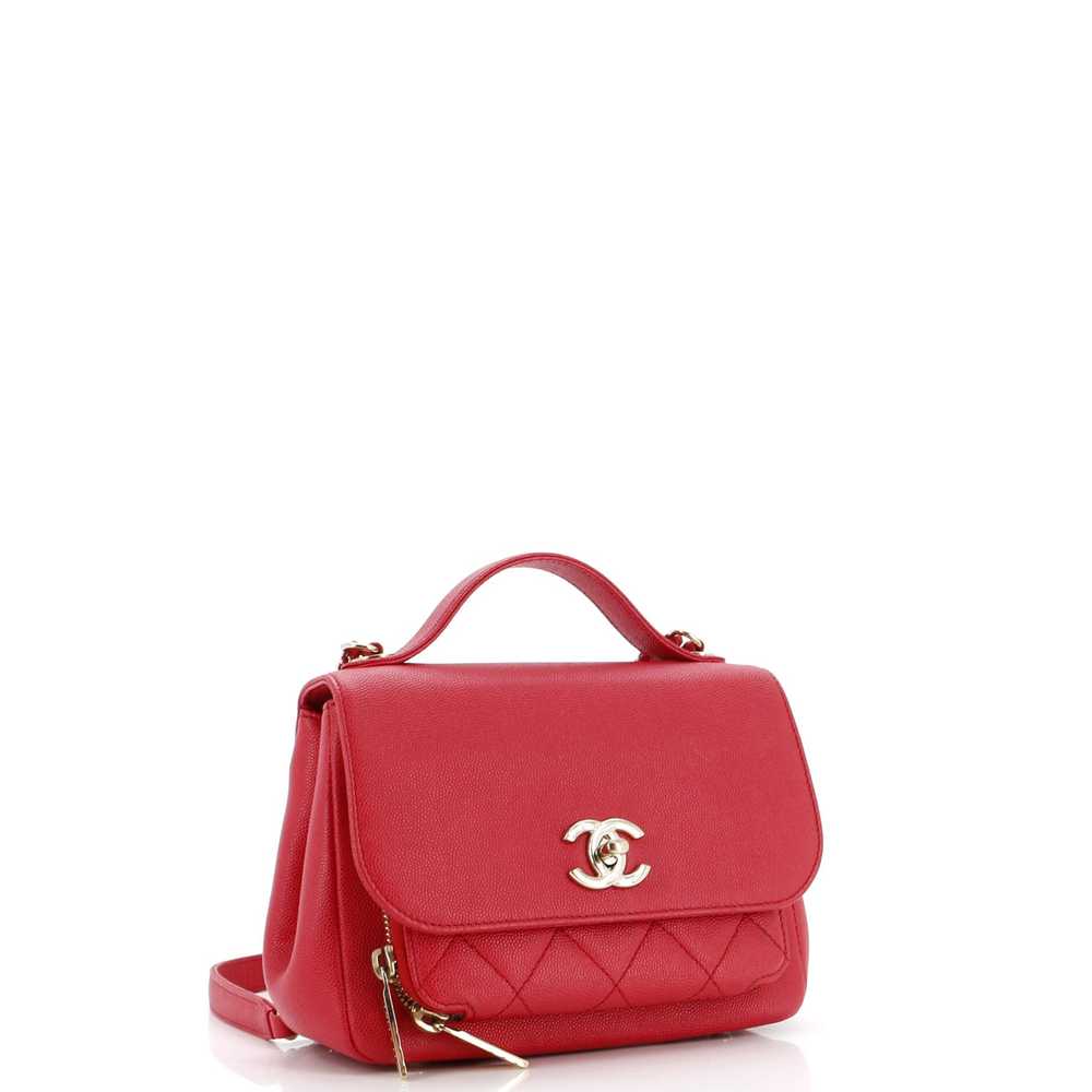 CHANEL Business Affinity Flap Bag Quilted Caviar … - image 3