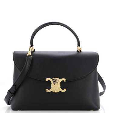 CELINE Nino Top Handle Bag Leather Medium