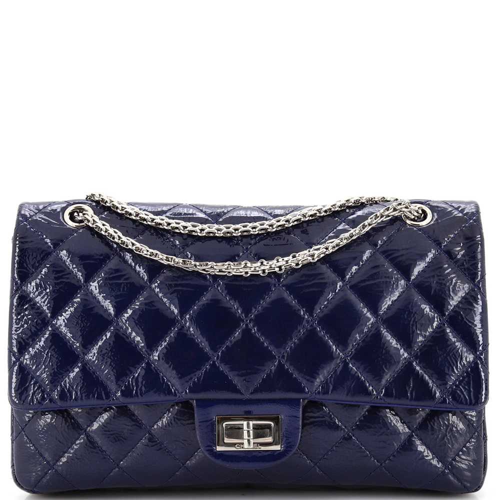 CHANEL Reissue 2.55 Flap Bag Quilted Crinkled Pat… - image 1