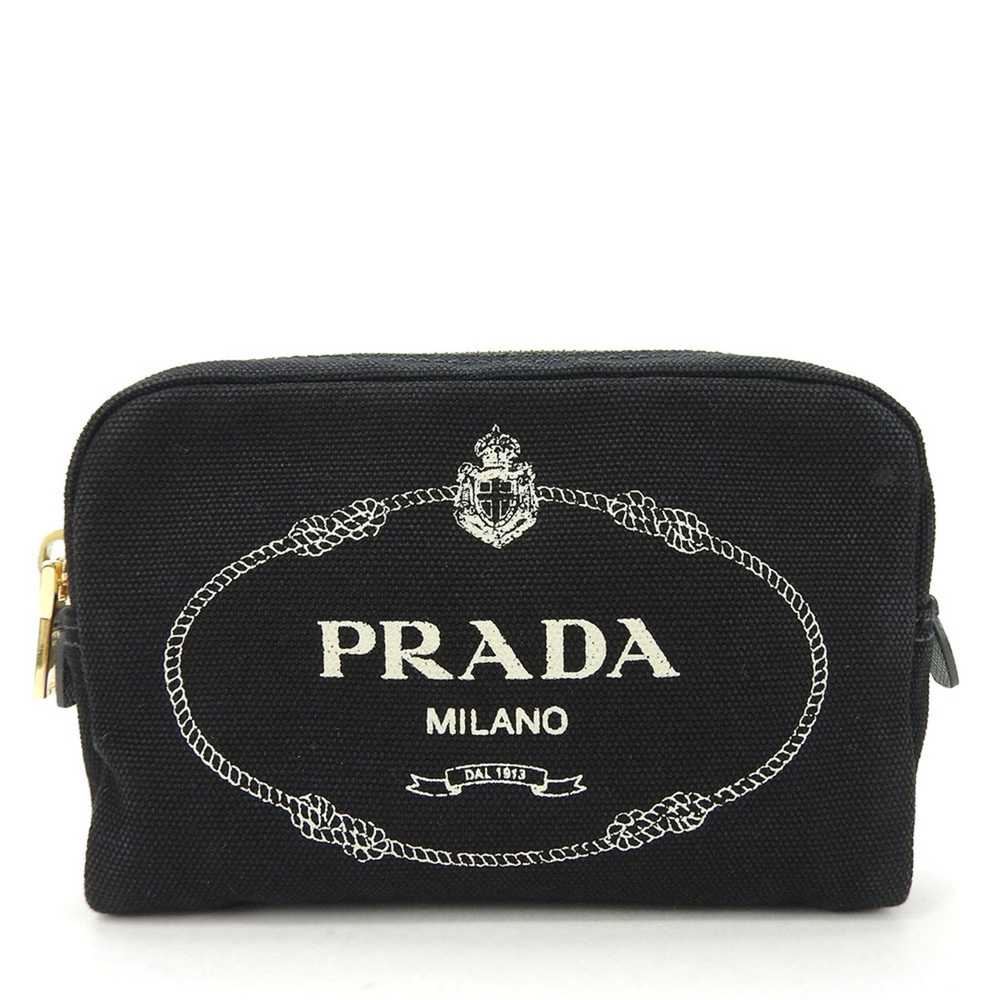 Prada PRADA Canapa Clutch Bag - image 1