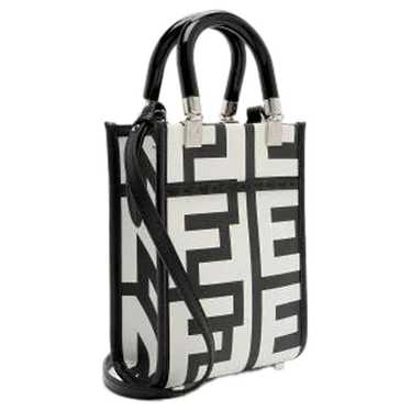 Fendi Logo Shopper Tote leather tote