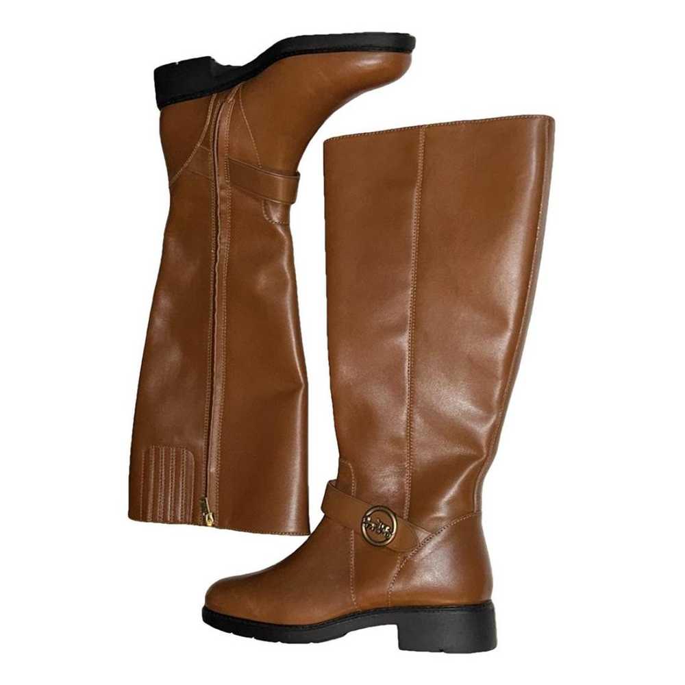 Coach Leather riding boots - image 1