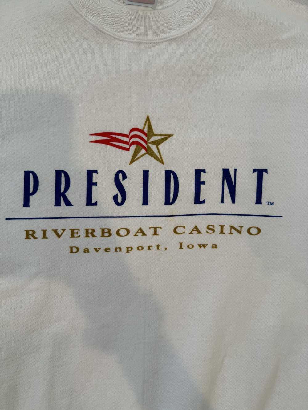 Hanes × Vintage Vintage 90s President Riverboat C… - image 5