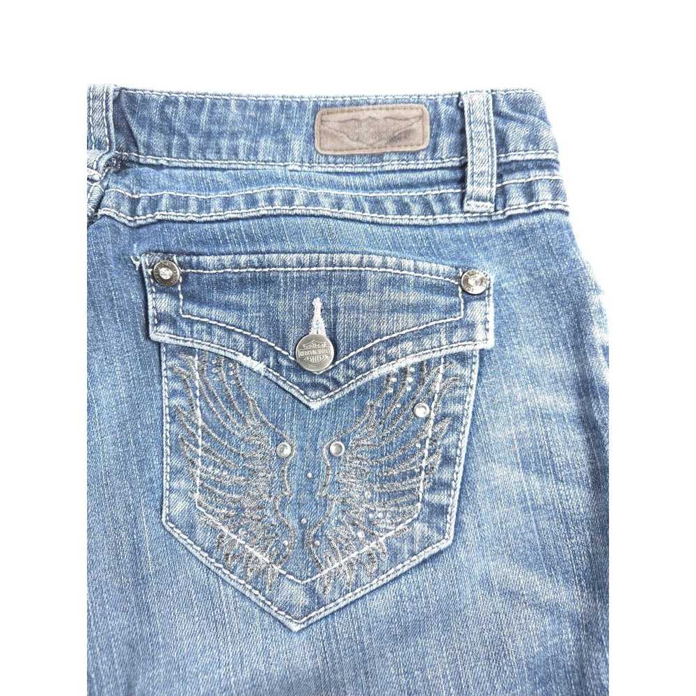 Harley Davidson Harley Davidson Button Zip Denim … - image 4